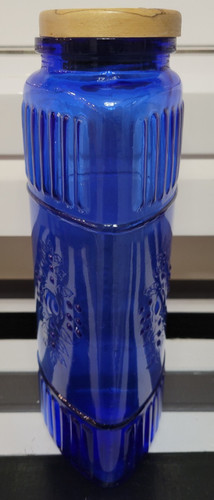 Cobalt blue glass triangle - cobalt,