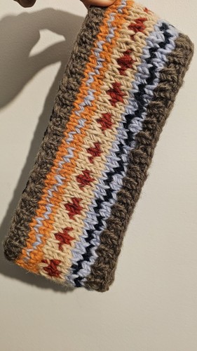 Handknitted woolly colourful - handknitted,