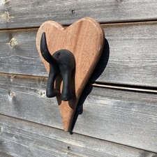 Rustic Heart Dog Pet Lead Hook