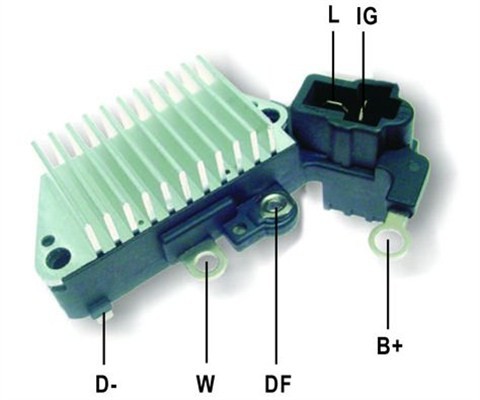Alternator voltage regulator