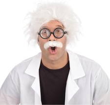 Einstein Wig & Mustache Set