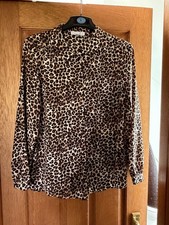 Leopard Print Chiffon Shirt