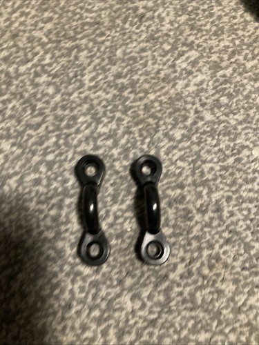 Plastic lacing eyes - pair, black