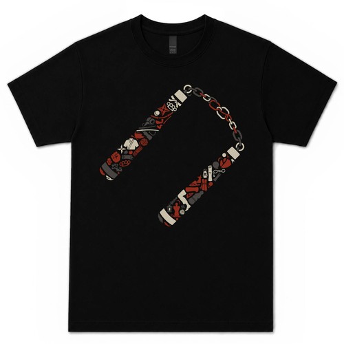 Nunchaku shirt martial arts - t-shirt,