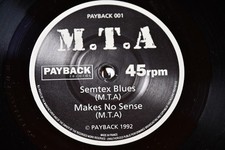 MTA - Semtex Blues 7 Inch Vinyl Record
