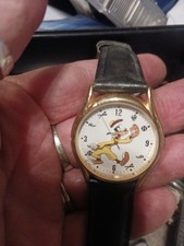 Unisex Disney Goofy BASEBALL BACKWARDS Watch Retired (BOX 136)
