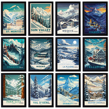 Vintage Ski Resorts Travel