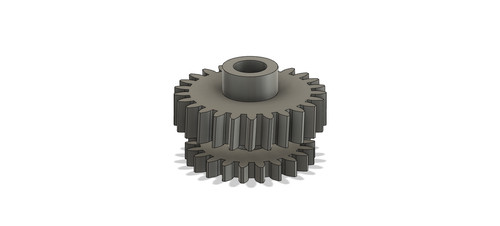 Printed replacement gear - printed,