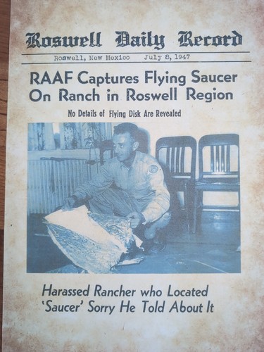 Roswell ufo flying saucer - ufo,