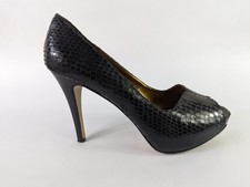 Nine West Black Reptile Print