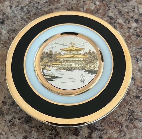 Chokin 24kt gold - -edged, plate