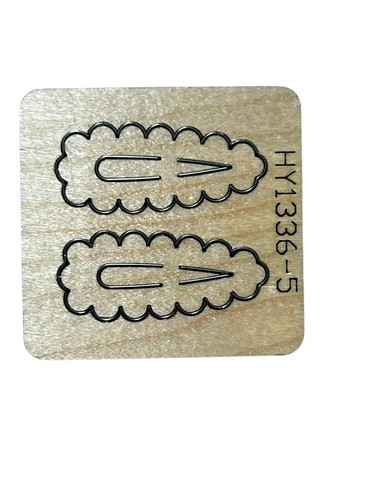 Hair clip cutting die wooden - cutting,