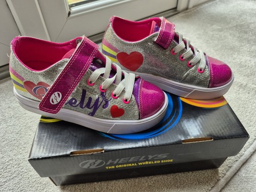 Heelys shoes pink rainbow - shoes,