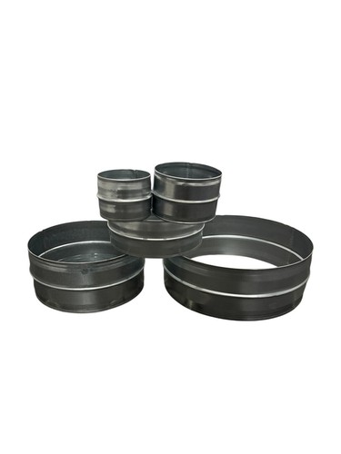 Metal ducting male connector - metal,