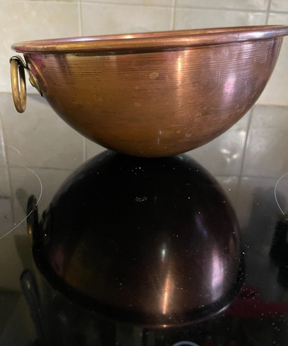 Vintage copper bowl - vintage,