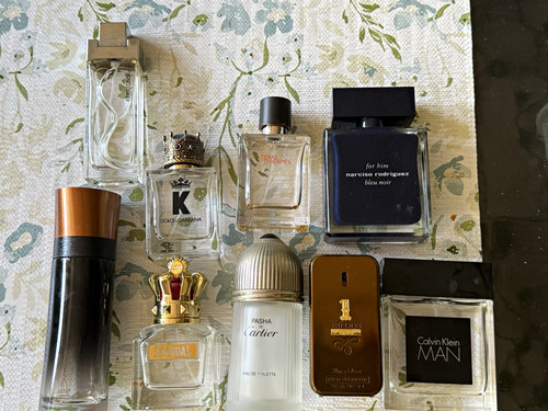 Mix empty perfume bottles - mix,