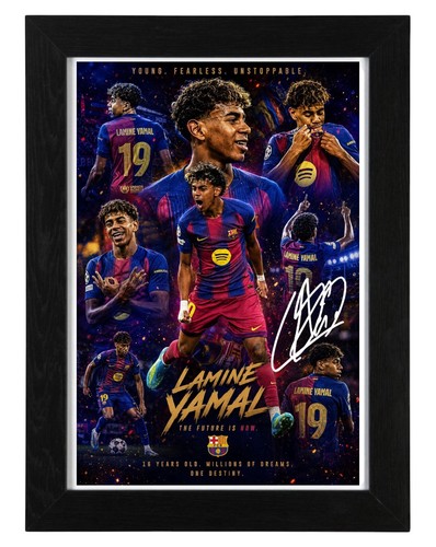 Lamine yamal signed autograph - yamal,