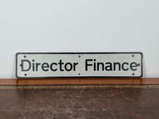 'Director Finance' vintage
