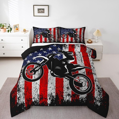 Dirt bike comforter set - dirt,