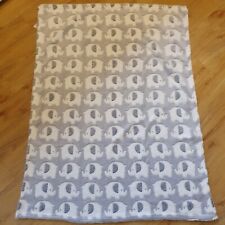 Snuggle Baby Grey Elephant Blanket Pram Blankie Soft Soother Comforter 38" x 28"