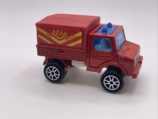 Majorette Unimog Fire Service Truck 1:82 Scale Mint
