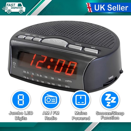 Alarm clock radio led digits - radio,