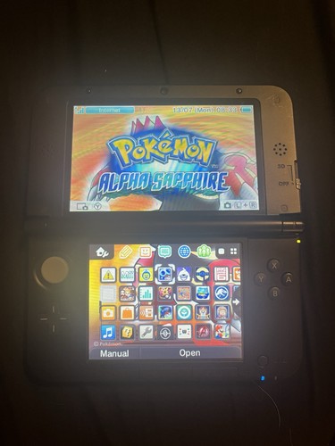 Nintendo 3ds blue handheld - nintendo, xl