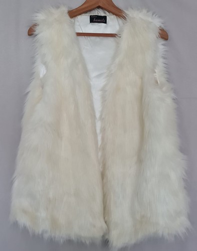 Kamili womens cream faux - womens,