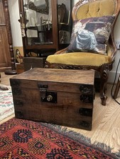 Antique Wooden Blanket Chest /