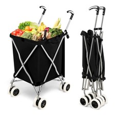 90L Folding Shopping Cart