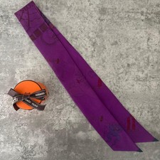 HERMES Twilly Purple Silk