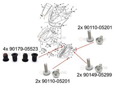 Yamaha TDM 850 1996-2001 S/S