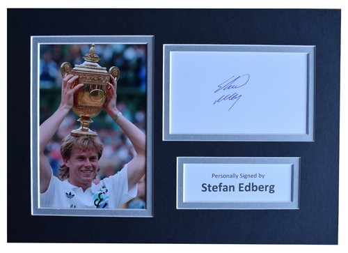 Stefan edberg signed autograph - stefan,