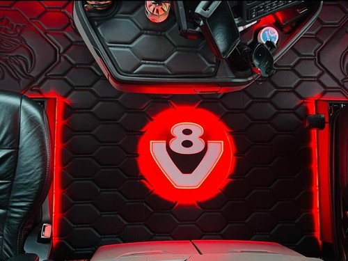Scania black led - s,