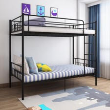 Panana Single Triple Bunk Beds Metal Frame 2/3 Sleeper Children Kids Beds