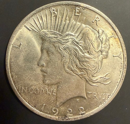 Usa peace dollar 1922 - peace, 90%