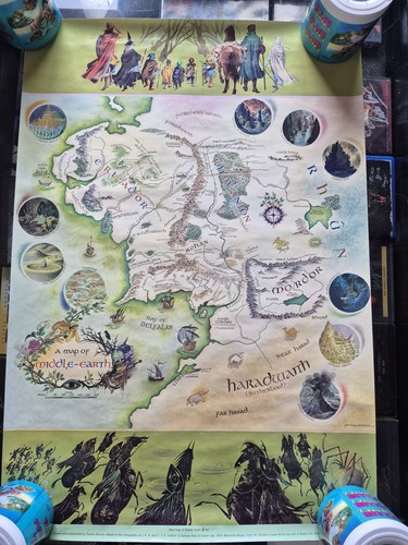 Vintage 1970 map middle - vintage,