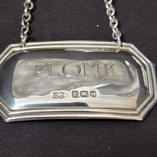 Sterling silver plonk - silver, plonk”