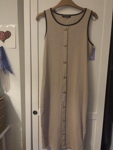 Select beige sleeveless shift - select,