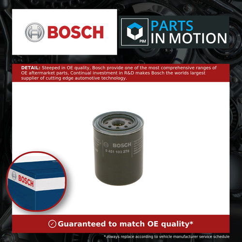 Oil filter 0451103278 - oil, bosch