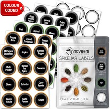 Spice Labels Stickers for Jars
