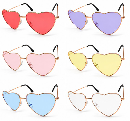 Heart shape glasses - heart,