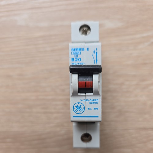 Series mcb b20a - ge, 628107