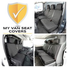 PEUGEOT EXPERT SEAT COVERS (ALL MODELS) (ALL YEARS) TAILORED BLACK