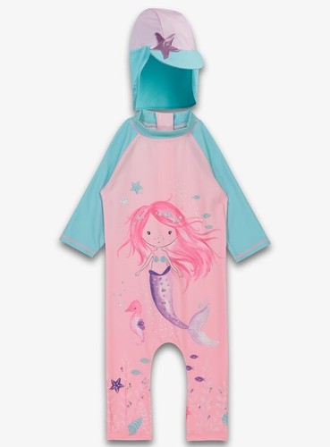New girls sparkly pink mermaid - new,