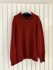 Hackett Men's Red Quarter Zip