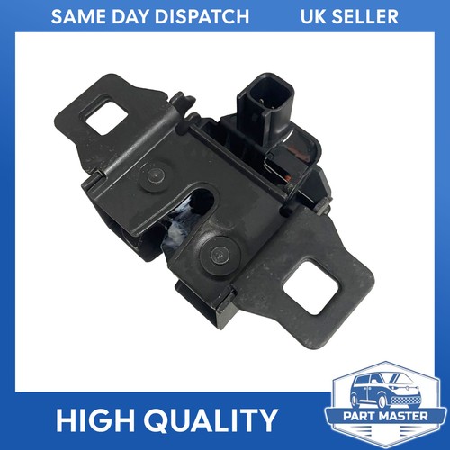 Bonnet lock catch with - with, anti