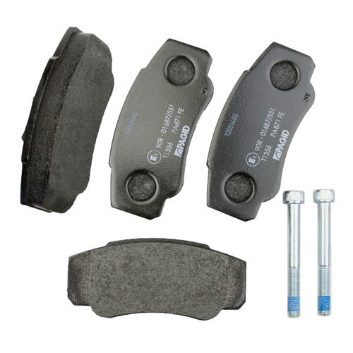 Rear brake kit discs pad - brake, 2x