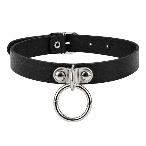 Ring choker collar gothic - choker,