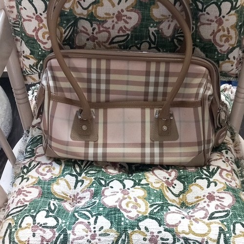 Plaid canvas top handle - top, bag
